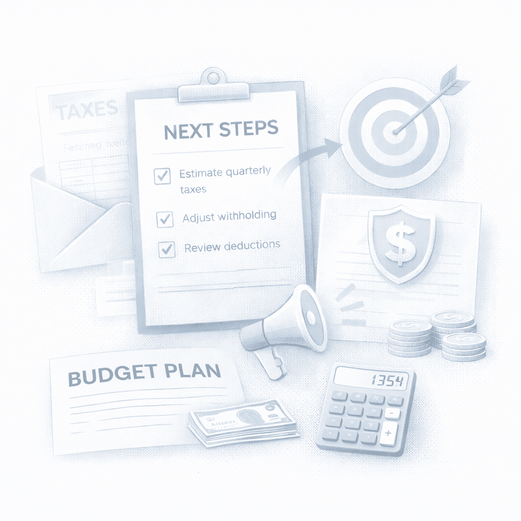 Actionable next steps illustration