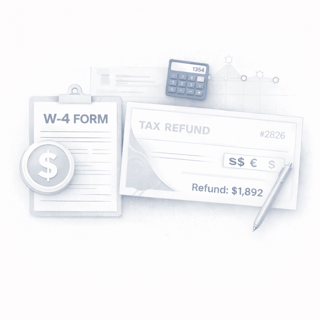 Refunds + W-4 withholding illustration